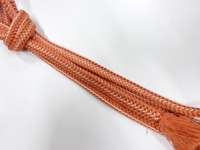 JAPANESE KIMONO / HAND-TIED OBIJIME